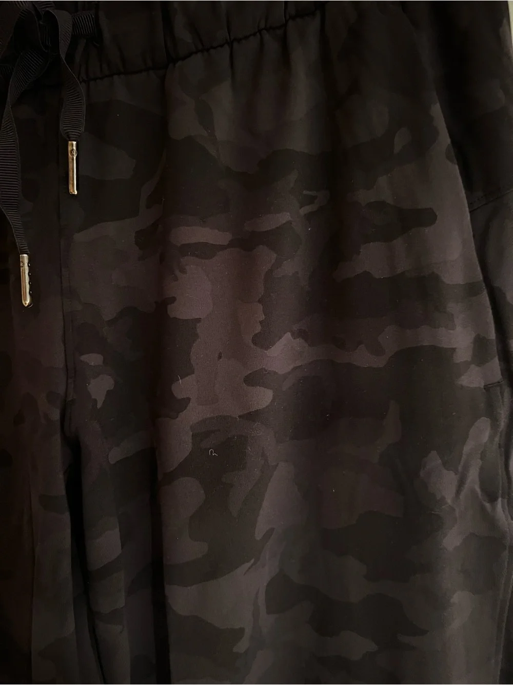 Lululemon Black Camouflage Jogger Pants